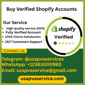 Buy Verified Shopify Accounts