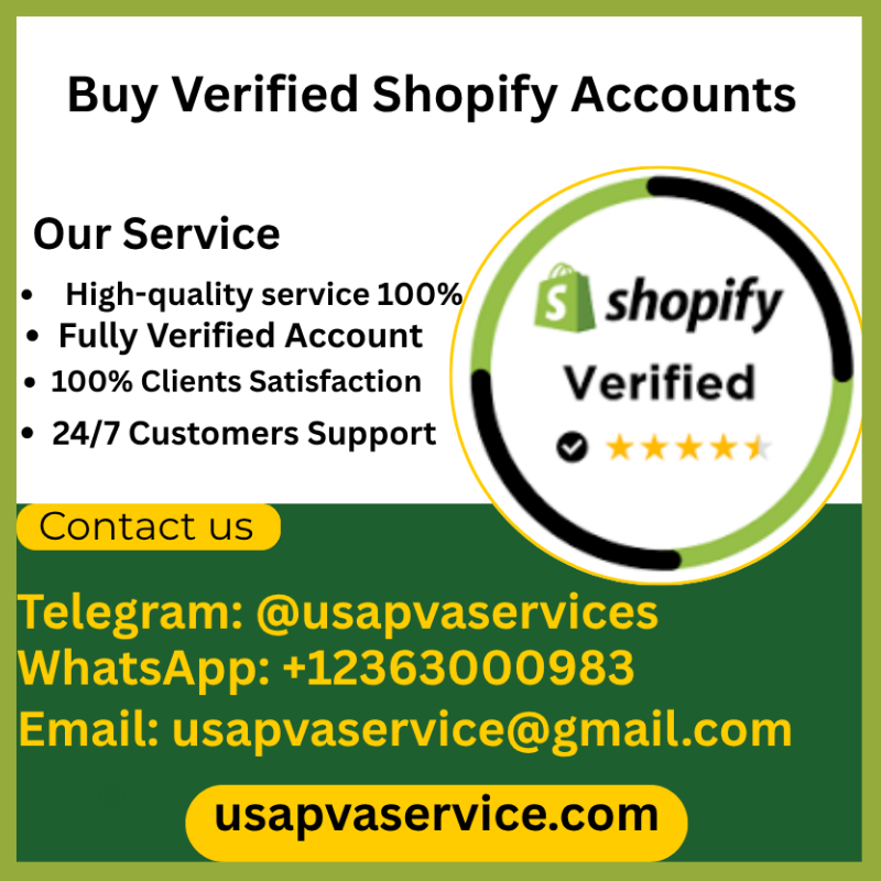 Buy Verified Shopify Accounts